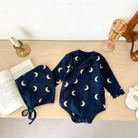 Nouvelle combinaison pour bébé, imprimé animal, été, spandex/coton, vêtements confortables pour ramper