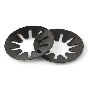 <strong>Spring</strong> Steel 42-52HRC Black Oxide <strong>Disc</strong> <strong>Spring</strong> With Inner Teeth - Product Image 1