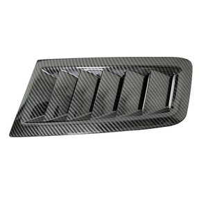 Rejillas de Ventilación de Fibra de Carbono para Capó, Verticales, Negras, Universales, con Clip - Product Image 4