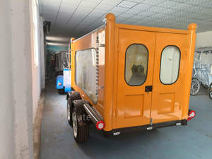 Economical Towable Electric Funeral Hearse <b>Trailer</b> Simple Structure Coffin Transport <b>Trailer</b> - Product Image 3