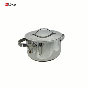 Tác động liên kết dưới SS 304 gương đánh bóng thiết kế <span class=keywords><strong>Cookware</strong></span> Set - Product Image 3