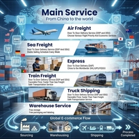 Envío DDP Transfronterizo desde China para Vendedores de Amazon, eBay, Wish y Etsy, Almacenamiento Gratuito, Agente de Inspección y Abastecimiento
