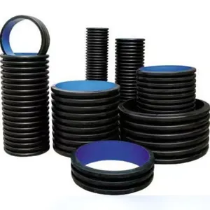 200mm to 800mm grand diameter plastic HDPE double wall corrugated sewer drain pipe