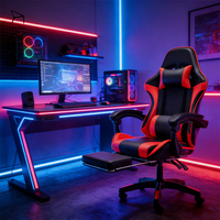 Fauteuil de Gaming Ergonomique Grand Format avec Massage et Support Lombaire pour la Maison - Vente en Gros