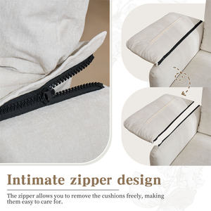 चीन निर्माता लकड़ी का आधार दो सीट सोफे की कुर्सियां सोफे के कपड़े सेट टिकाऊ स्टाइलिश सोफा डी 2 ई 3 ल्यूगार्ज़ आयात चीन - Product Image 3