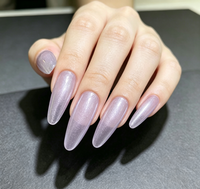 Poudre de Pigment d'Aluminium Violet Taro Scintillant Lisse et Fin 5-100 Microns GuanZun pour Salon de Manucure Professionnel
