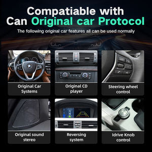 Interface multimédia Android pour voiture GPS de 8,8 pouces pour <span class=keywords><strong>BMW</strong></span> Série 3 E90 <span class=keywords><strong>E92</strong></span> 2004-2008 CCC <span class=keywords><strong>CarPlay</strong></span> sans fil WIFI 4G - Product Image 3
