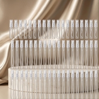 Kit de flacons diffuseurs en verre sans air de 3 ml avec pompe, impression sérigraphiée, pour crème et lotion visage, kit de soins de la peau, pour une conservation optimale