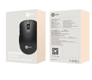 Ws217dm chuột không dây BT + 2.4G chế độ kép mềm giai điệu chơi game văn phòng máy tính để bàn máy tính xách tay USB Mini Chuột - Product Image 1