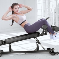 Banc de musculation professionnel pliable unisexe multifonctionnel pour exercices couchés, brûle-graisse, pour la maison et l'intérieur, chaise de fitness, banc individuel