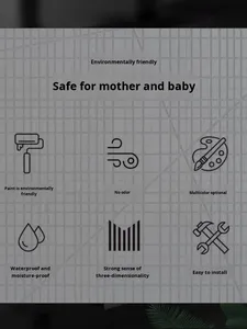 Pannelli Decorativi per Rivestimento Parete TV Interno Resistente all'Umidità, Stile Europeo, OEM ODM, Superficie Durevole con Texture Naturale in Legno - Product Image 4