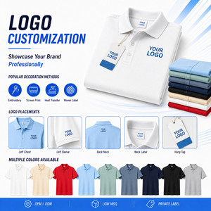 Polo personnalisé pour homme, 200 GSM, polyester et élasthanne, respirant, extensible, anti-transpiration, couleur unie, uniforme d'équipe - Product Image 2