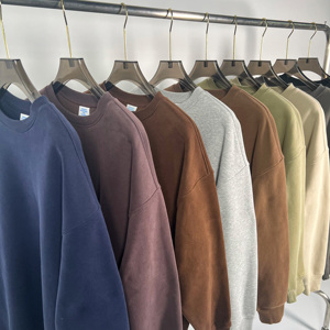Set <span class=keywords><strong>Felpe</strong></span> Casual Girocollo da Uomo di Alta Qualità all'Ingrosso, Felpa a Maniche Lunghe Neutra con Logo Personalizzato - Product Image 2