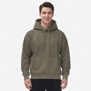 Heavyweight <b>Thermal</b> Winter Front Hoodie Made Pakistan Streetwear Luxury High Quality Regular Fit <b>Men's</b> 300gsm Fleece Hoodies - Product Image 1