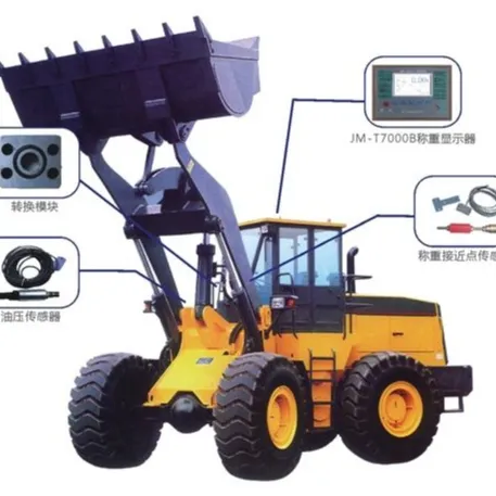 Front End Loader Hydraulic Scale System On Board Weighing Wheel Loader Scale
