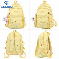 Sac à dos OEM mignon pastel multi-poches grande capacité pour adolescentes, idéal pour l'école et le quotidien