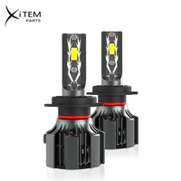 Ampoules de phares Led haute puissance pour voiture moto tout-terrain H7 H11 H4 H1 H3 9005 9006 h13 9007 9004 CSP 3570 puces éclairage automatique