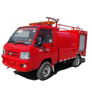 FOTON 4X2 מיני אש מים טנק משאית עם 2500L מים מכלית משאית למרתף אש הצלה עבור מכירות