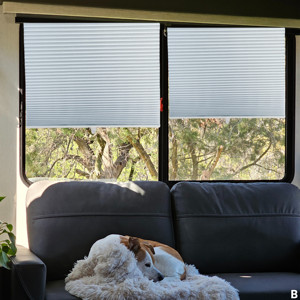 Nhà Máy Phổ Biến Hot-Bán Thời Trang Che Nắng Vải Tổ Ong Trắng Cửa Sổ Gấp Rèm Phong Cách Hiện Đại Để Chặn Ánh Sáng - Product Image 6