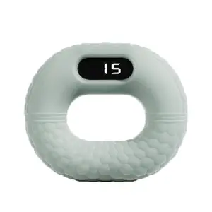 Grip Strength Trainer Hand Grip Exerciser Hand Grip Strengthener Ring with LED Counting Display