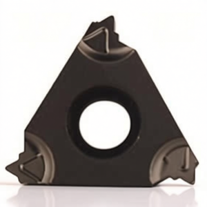 Plaquette de filetage de type E isométrique à profil complet, usinée avec précision, avec brise-brisures fritté - Product Image 1