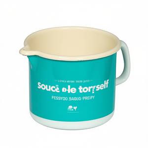 Casserole en émail turquoise 1,7 L 14 cm - Product Image 2