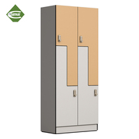 Casiers intelligents étanches d'extérieur avec compartiments pour serrures électroniques Casiers intelligents pour bagages en grain de bois