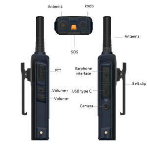 Radio de Dos Vías 4G de Largo Alcance <span class=keywords><strong>Walkie</strong></span> <span class=keywords><strong>Talkie</strong></span> POC con Android 10 Teléfono Móvil con Tarjeta <span class=keywords><strong>SIM</strong></span> <span class=keywords><strong>Dual</strong></span> - Product Image 5