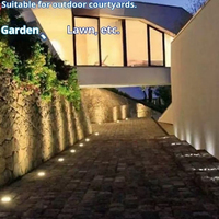 16 LED, petit luminaire solaire à capteur crépusculaire pour jardin, allée, terrasse, paysage, en acier inoxydable avec abat-jour en verre, étanche IP65, alimenté par piles AA 600mAh