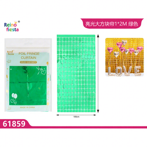 ม่านฟอยล์สีเขียว Peiyong ขนาด 1x2 เมตร รุ่น 61859 สำหรับตกแต่งเค้กปาร์ตี้ วันขอบคุณพระเจ้า และตกแต่งหลังโรงเรียน - Product Image 1