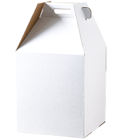 Boîtes à gâteaux de mariage hautes en gros avec fenêtres imprimées UV, emballage personnalisé en carton avec poignée pour gâteaux et desserts