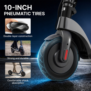 El Mejor Scooter Eléctrico Plegable X8 <span class=keywords><strong>Usado</strong></span> con Motor de 36V 10AH, Ruedas de 10 Pulgadas, Asiento y Financiación para Movilidad - Product Image 5