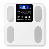 Balance connectée intelligente pour la composition corporelle, synchronisation Bluetooth avec application mobile, Android/iOS, suivi des données sans fil, enregistrement de l'historique, surveillance cloud, mise à jour.