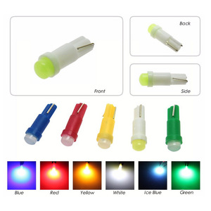 Ceramic T5 Car Instrument Bulbs, T5 Car <b>LED</b> Vanity <b>Lights</b>, 1SMD 3D Diffuse <b>Light</b>, COB Indicator <b>Light</b> - Product Image 5