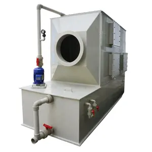 Tratamiento de gases de escape de purificación equipo depurador húmedo para eliminar HCL \ HF \ NH3 \ H2SO4 \ CrO3 \ HCN \ V \ H2S \ HCHO
