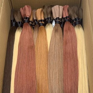 Fasimei un donneur de cheveux extensions de cheveux humains de haute qualité cheveux humains brésiliens en vrac <span class=keywords><strong>Extension</strong></span> UV - Product Image 6