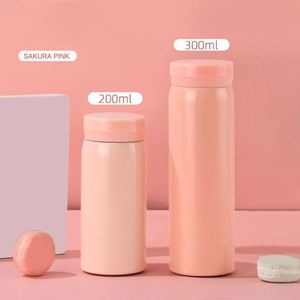 Vaso de Bolsillo de 200 ml y 280 ml, Botella de Agua de Acero Inoxidable con Aislamiento al Vacío de Doble Pared, Logotipo Personalizado en 3D/5D - Product Image 3