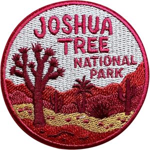 Joshua Tree National Park Embroidery <b>Patch</b> 3 Inches Iron <b>On</b> <b>Sew</b> <b>On</b> Travel Applique Fabric <b>Patch</b> - Product Image 1