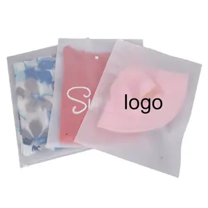 Aangepaste Verpakking Huisdier Mat/Matte Ondergoed Kleding Plastic Met Recyclebare Eva Rits Tas Zelfsluitende Functie Logo Opdruk