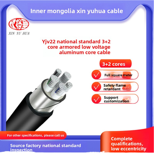 Hochspannung kabel Zr-Yjlv22 Stahlband gepanzert <span class=keywords><strong>3</strong></span> + <span class=keywords><strong>2</strong></span> Aluminium kern 25-95 Quadratisches PVC-industrielles nationales Standard für Energie - Product Image 3