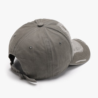 Gorra Deportiva con Logotipo Bordado Personalizado, Gorras de Béisbol Desestructuradas de Moda, Gorras de Béisbol de Mezclilla Lavada