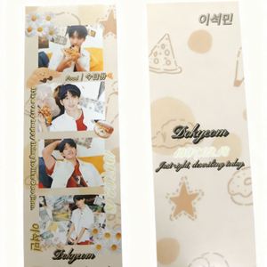 สมุดภาพที่คั่นหนังสือพิมพ์สองด้านแบบกำหนดเองสำหรับของขวัญงาน kpop - Product Image 2