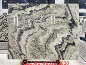 异国情调的天然 Cipollino Ondulato <span class=keywords><strong>Toscano</strong></span> 抛光大理石板，豪华现代厨房餐桌台面，浴室客厅 - Product Image 3