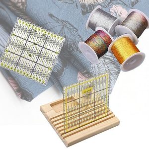 Estante <span class=keywords><strong>de</strong></span> <span class=keywords><strong>Madera</strong></span> <span class=keywords><strong>para</strong></span> Manualidades, Herramienta <span class=keywords><strong>de</strong></span> <span class=keywords><strong>Costura</strong></span>, Organizador <span class=keywords><strong>para</strong></span> Tejer y Manualidades, <span class=keywords><strong>Regla</strong></span> <span class=keywords><strong>para</strong></span> Acolchar - Product Image 1