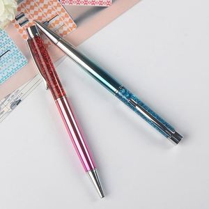 Nuevo diseño de bola de metal bolígrafo logotipo personalizado pluma de cristal bolígrafo para boda figt - Product Image 3