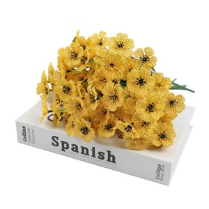 Plante artificielle colorée en forme de marguerite pour décoration extérieure printemps-été, fausses plantes, arbustes artificiels, soyeux et durables pour la décoration de balcon et de jardin - Product Image 2