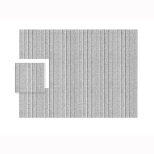 12 Piezas de Tablero de <span class=keywords><strong>Corcho</strong></span> de Fibra de Poliéster Gris, <span class=keywords><strong>con</strong></span> Adhesivos Removibles Seguros, Diseño Moderno, 9mm de Grosor, <span class=keywords><strong>Aislamiento</strong></span> Acústico - Product Image 2