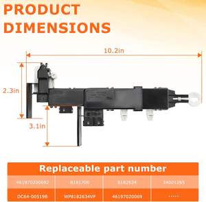 8182634 461970200692 interrupteur de verrouillage de <span class=keywords><strong>porte</strong></span> de rondelle OEM adapté pour <span class=keywords><strong>laveuse</strong></span> Kenmore Whirlpool <span class=keywords><strong>Samsung</strong></span> - Product Image 5