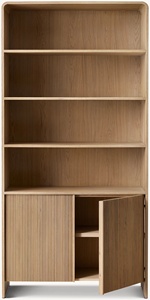 Libreria di Lusso RH in Legno Massello Americano, Vetrina e Mobile Contenitore di Alta Gamma - Product Image 5