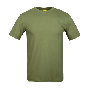 Camiseta Táctica de Camuflaje <span class=keywords><strong>Cema</strong></span> de China con Cuello Redondo de Algodón de Secado Rápido - Product Image 1
